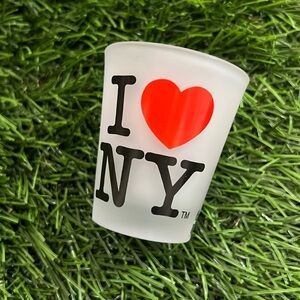 I Love NY Frosted Shot Glass